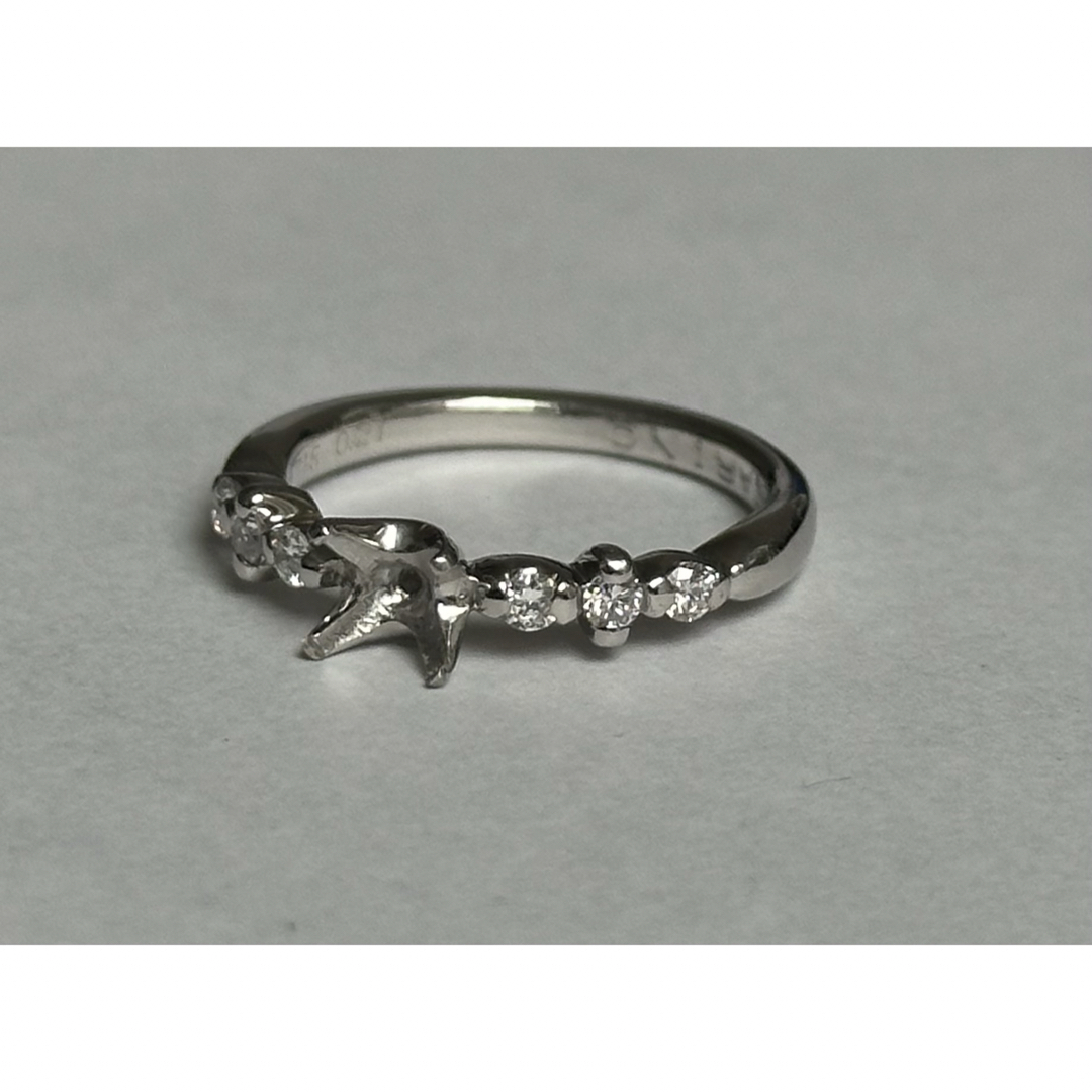 PINK様　　　　婚約指輪　台座　4本立て爪　プラチナ レディースのアクセサリー(リング(指輪))の商品写真