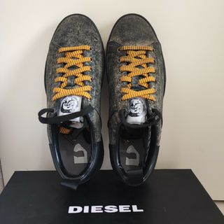 ディーゼル(DIESEL)の新作 28.5cm 新品未使用 DIESEL ブラック ロー スニーカー 箱付き(スニーカー)