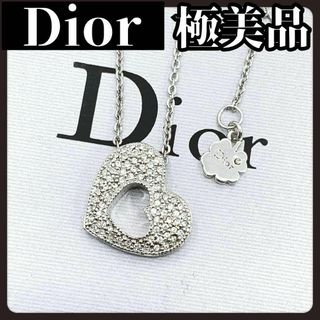 クリスチャンディオール(Christian Dior)の【極美品】Christian Dior　ディオール　ダブルハート　ネックレス(ネックレス)