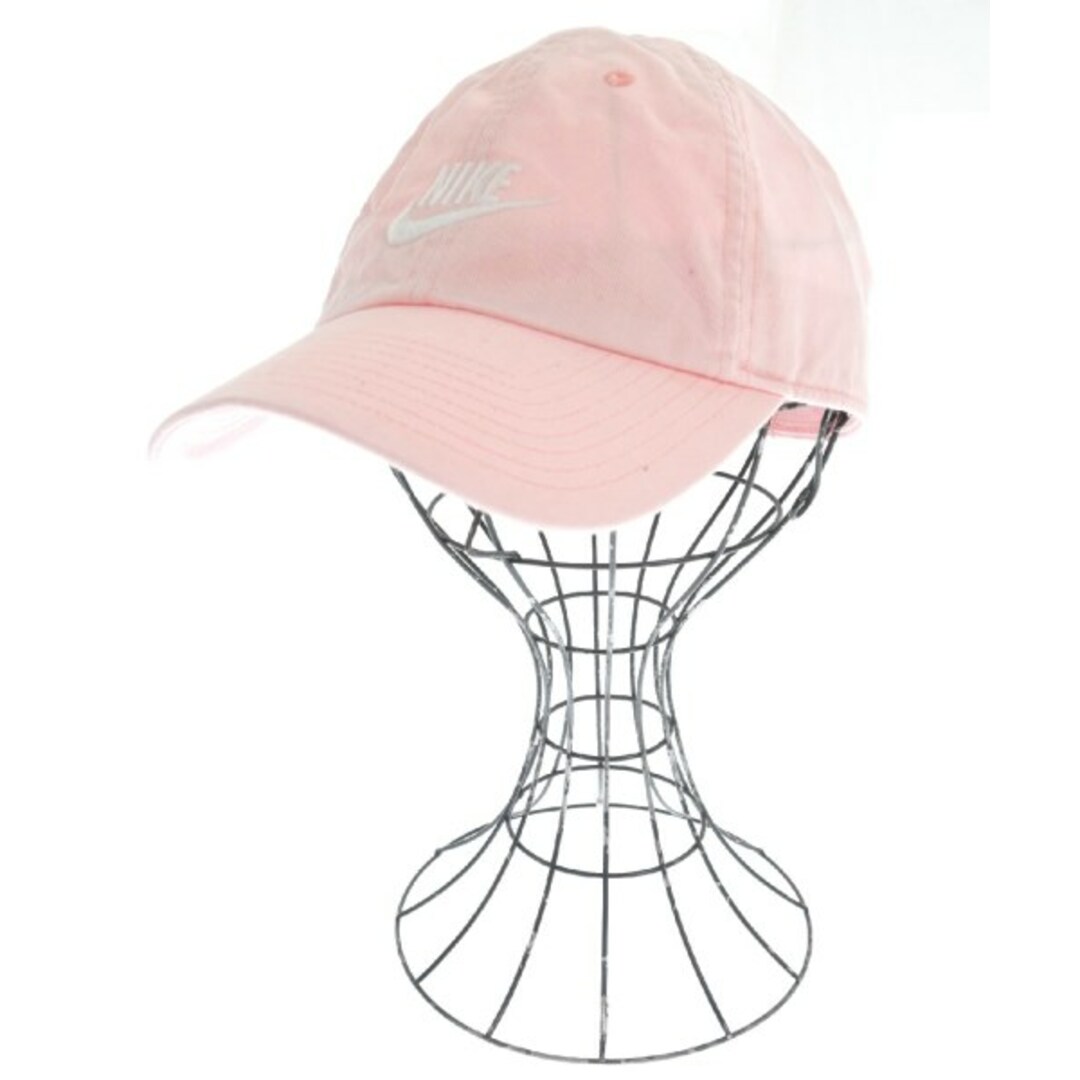 NIKE(ナイキ)のNIKE ナイキ キャップ - ピンク 【古着】【中古】 レディースの帽子(キャップ)の商品写真
