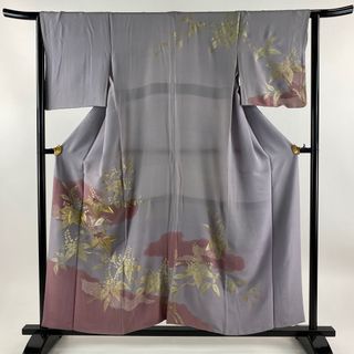 訪問着 身丈155.5cm 裄丈63.5cm 正絹 優品 【中古】(着物)