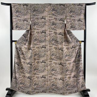 小紋 身丈162cm 裄丈66.5cm 正絹 優品 【中古】(着物)