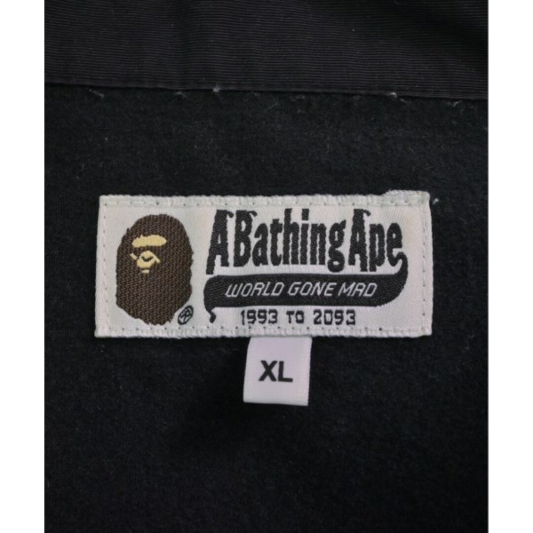 A BATHING APE(アベイシングエイプ)のA BATHING APE アベイシングエイプ ブルゾン（その他） XL 黒 【古着】【中古】 メンズのジャケット/アウター(その他)の商品写真