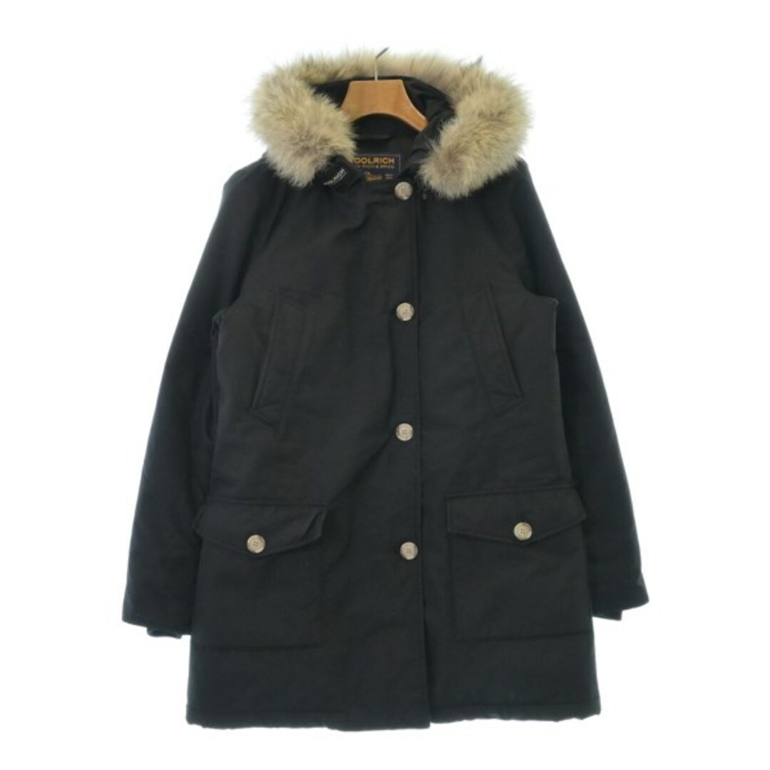 WOOLRICH(ウールリッチ)のWOOLRICH ウールリッチ ダウンコート S 黒 【古着】【中古】 レディースのジャケット/アウター(ダウンコート)の商品写真