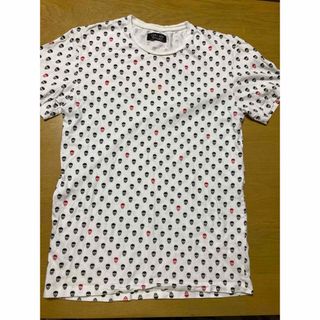 ZARA MAN メンズ　半袖　Tシャツ　ドクロ　ガイコツ　38 S