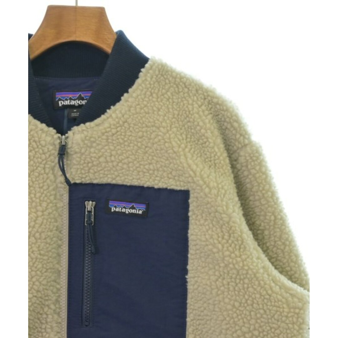 patagonia(パタゴニア)のpatagonia パタゴニア ブルゾン（その他） M ベージュx紺 【古着】【中古】 メンズのジャケット/アウター(その他)の商品写真