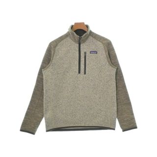 パタゴニア(patagonia)のpatagonia パタゴニア Tシャツ・カットソー S ベージュ 【古着】【中古】(Tシャツ/カットソー(半袖/袖なし))