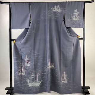 訪問着 身丈166cm 裄丈67cm 正絹 秀品 【中古】(着物)