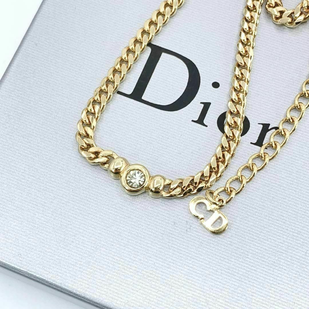 Christian Dior(クリスチャンディオール)の【未使用】Christian Dior　ディオール　喜平　ネックレス　ゴールド レディースのアクセサリー(ブレスレット/バングル)の商品写真