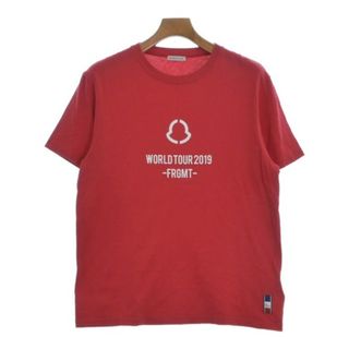 MONCLER GENIUS Tシャツ・カットソー S 赤 【古着】【中古】(Tシャツ/カットソー(半袖/袖なし))