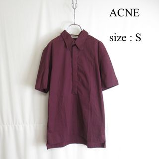 Acne Studios - Acne コットン プルオーバー 半袖 シャツ トップス 46 ユニセックス