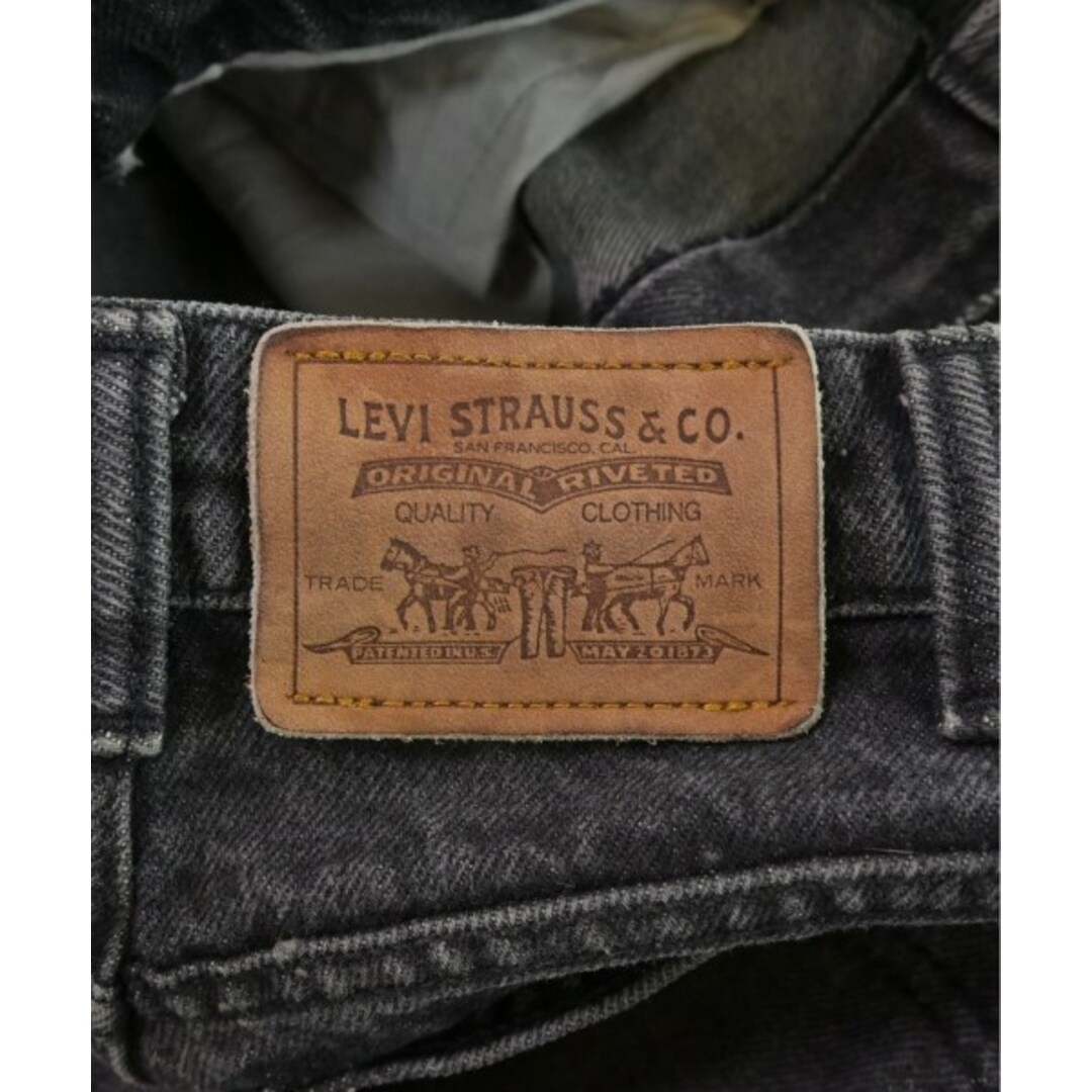 Levi's(リーバイス)のLEVI'S リーバイス デニムパンツ -(L位) 黒 【古着】【中古】 レディースのパンツ(デニム/ジーンズ)の商品写真