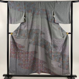 訪問着 身丈156.5cm 裄丈64.5cm 正絹 美品 秀品 【中古】(着物)