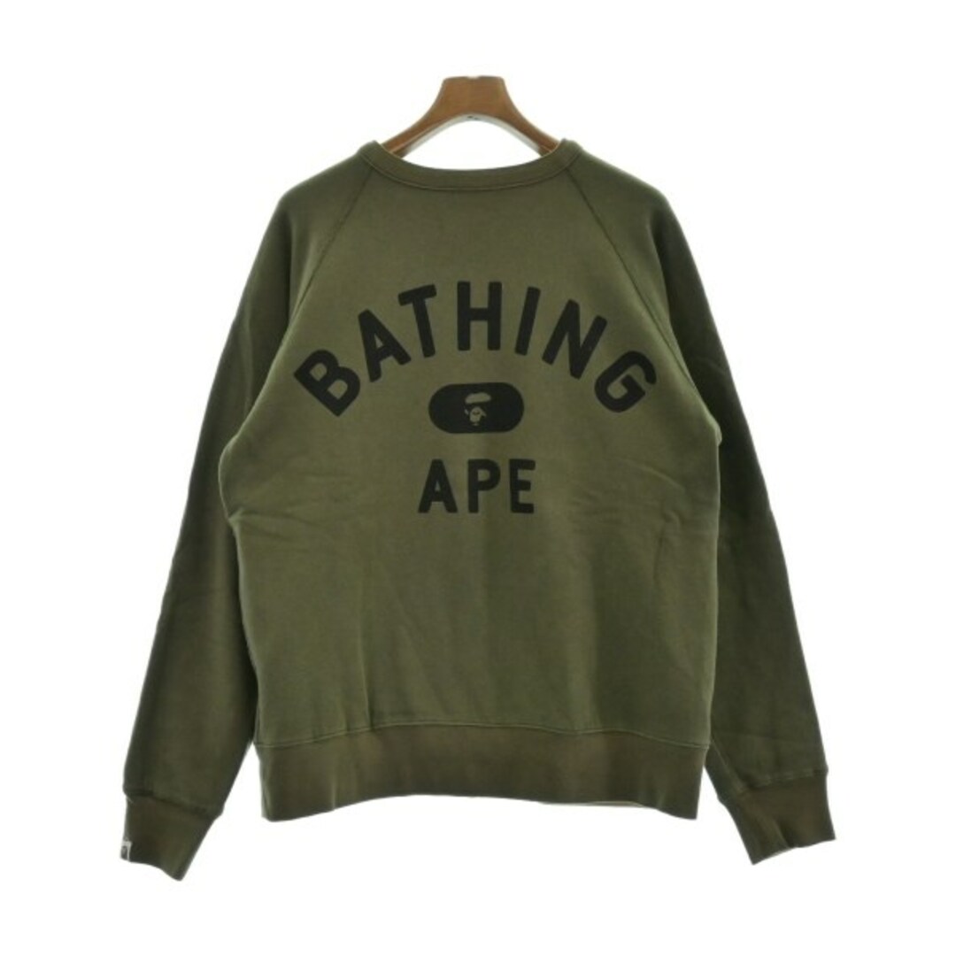 A BATHING APE(アベイシングエイプ)のA BATHING APE Tシャツ・カットソー -(M位) カーキ 【古着】【中古】 メンズのトップス(Tシャツ/カットソー(半袖/袖なし))の商品写真