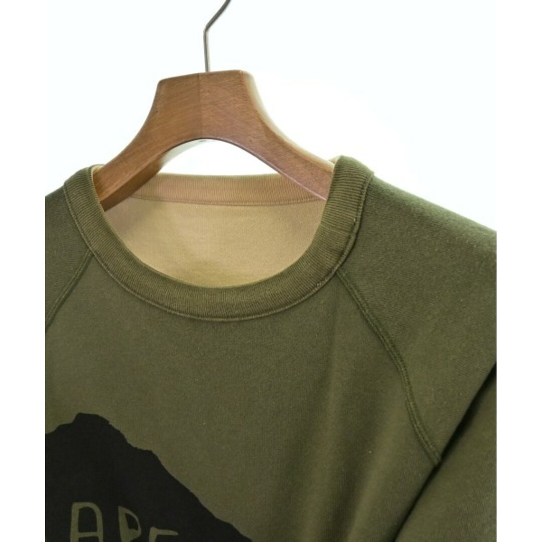 A BATHING APE(アベイシングエイプ)のA BATHING APE Tシャツ・カットソー -(M位) カーキ 【古着】【中古】 メンズのトップス(Tシャツ/カットソー(半袖/袖なし))の商品写真