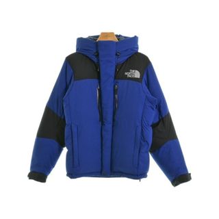 THE NORTH FACE ダウンジャケット/ダウンベスト M 青x黒 【古着】【中古】(ダウンジャケット)