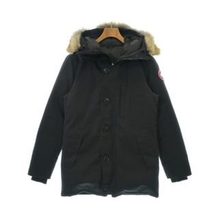 カナダグース(CANADA GOOSE)のCANADA GOOSE カナダグース ダウンジャケット/ダウンベスト S 黒 【古着】【中古】(ダウンジャケット)