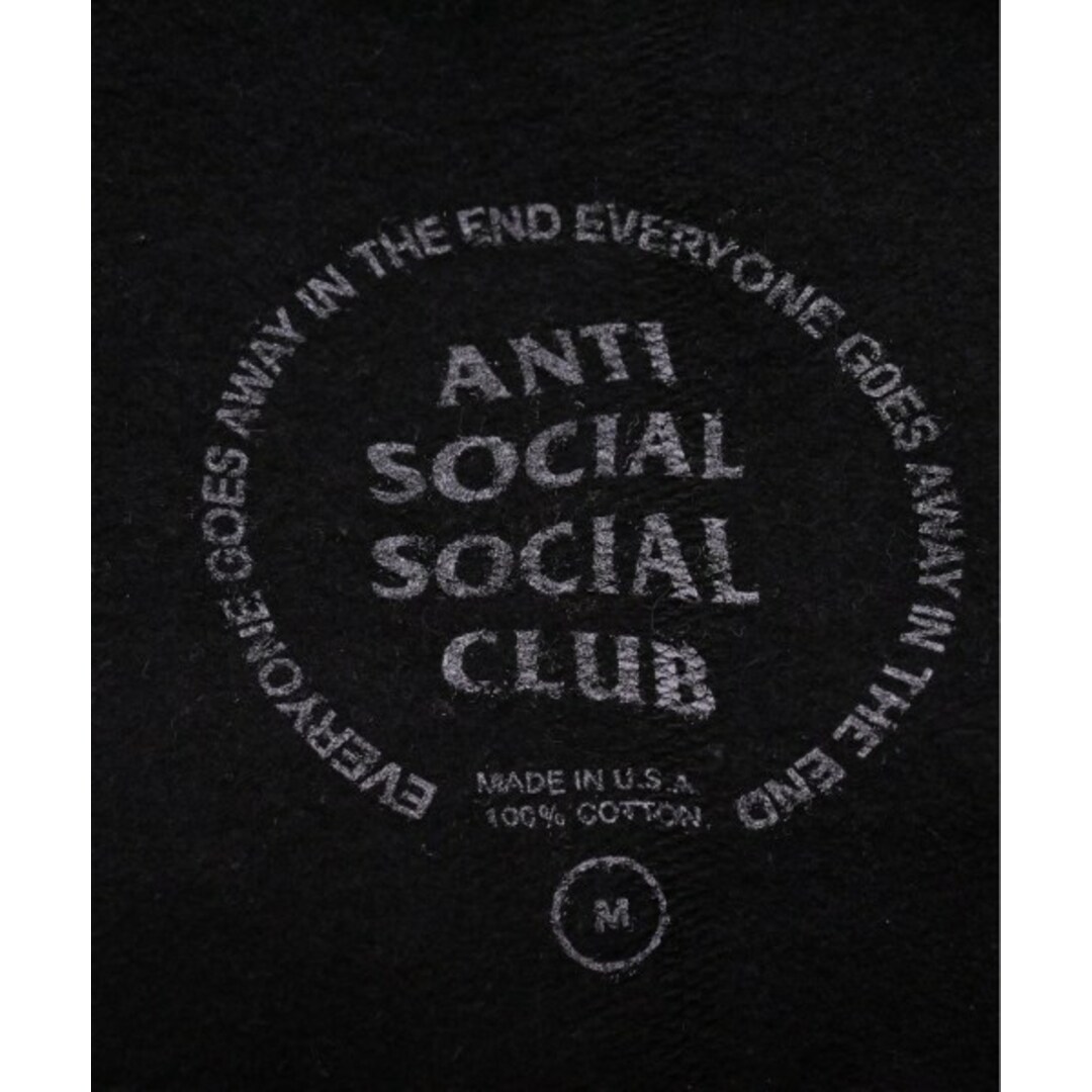 ANTI SOCIAL SOCIAL CLUB(アンチソーシャルソーシャルクラブ)のANTI SOCIAL SOCIAL CLUB パーカー M 黒 【古着】【中古】 メンズのトップス(パーカー)の商品写真