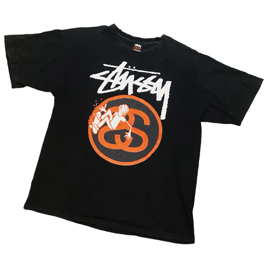 STUSSY(ステューシー)の【入手困難】STUSSY Tシャツ XL 大きいサイズ ビックシルエット 希少品 メンズのトップス(Tシャツ/カットソー(半袖/袖なし))の商品写真