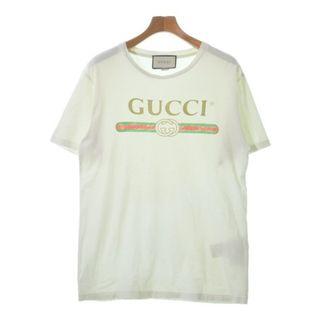 グッチ(Gucci)のGUCCI グッチ Tシャツ・カットソー -(M位) 白 【古着】【中古】(Tシャツ/カットソー(半袖/袖なし))