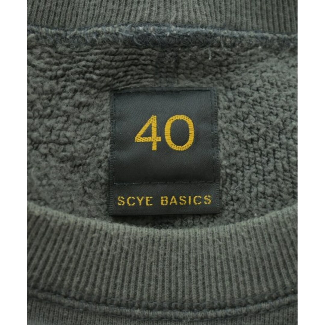 SCYE BASICS(サイベーシックス)のSCYE BASICS サイベーシックス スウェット 40(M位) グレー 【古着】【中古】 メンズのトップス(スウェット)の商品写真