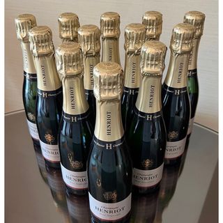 モエエシャンドン(MOËT & CHANDON)のアンリオ ブリュット スーヴェラン  375ml ハーフ　12本セット。 (シャンパン/スパークリングワイン)