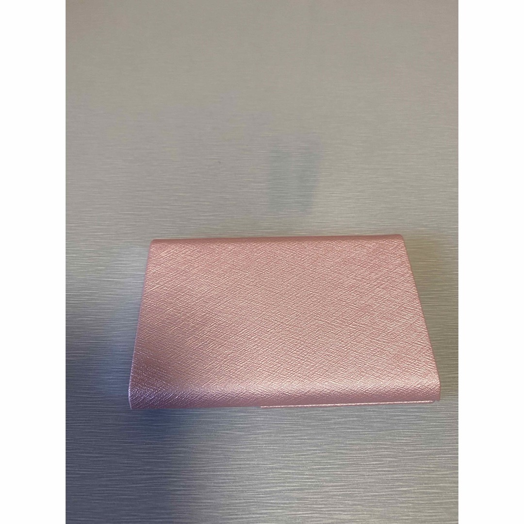 【未使用】　名刺入れ　カードケース　薄ピンク レディースのファッション小物(名刺入れ/定期入れ)の商品写真