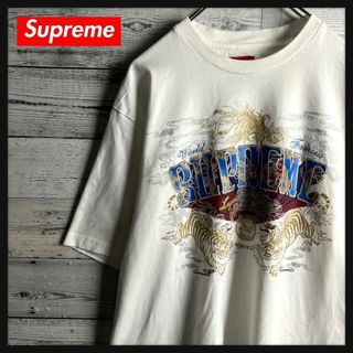 シュプリーム(Supreme)の【人気Lサイズ】シュプリーム☆センタービッグロゴ入り半袖Tシャツ(Tシャツ/カットソー(半袖/袖なし))