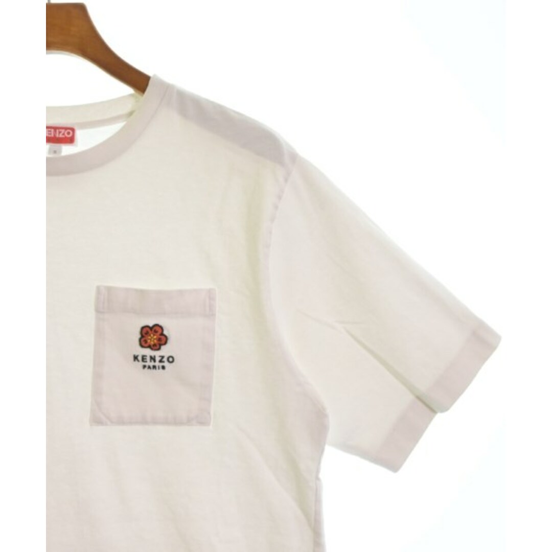 KENZO(ケンゾー)のKENZO ケンゾー Tシャツ・カットソー S 白 【古着】【中古】 メンズのトップス(Tシャツ/カットソー(半袖/袖なし))の商品写真