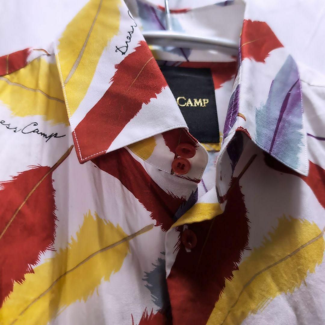 DRESSCAMP(ドレスキャンプ)のDRESS CAMP 総柄 長袖シャツ 44 メンズのトップス(シャツ)の商品写真