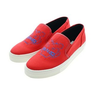 ケンゾー(KENZO)のKENZO ケンゾー スニーカー EU40(25cm位) 赤 【古着】【中古】(スニーカー)