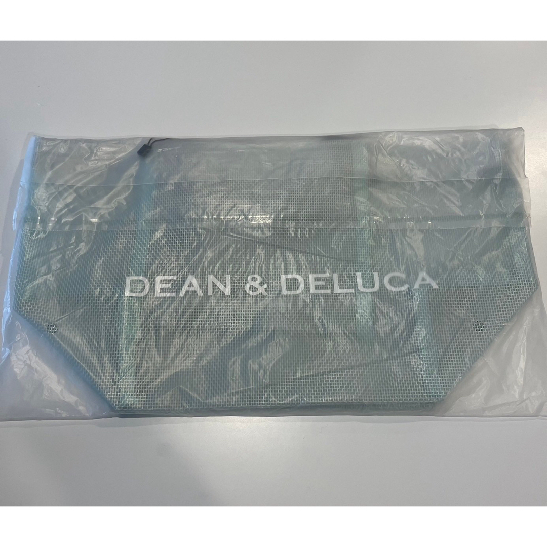 DEAN & DELUCA(ディーンアンドデルーカ)の【新品】DEAN＆DELUCAディーン&デルーカメッシュバックブルーS レディースのバッグ(トートバッグ)の商品写真
