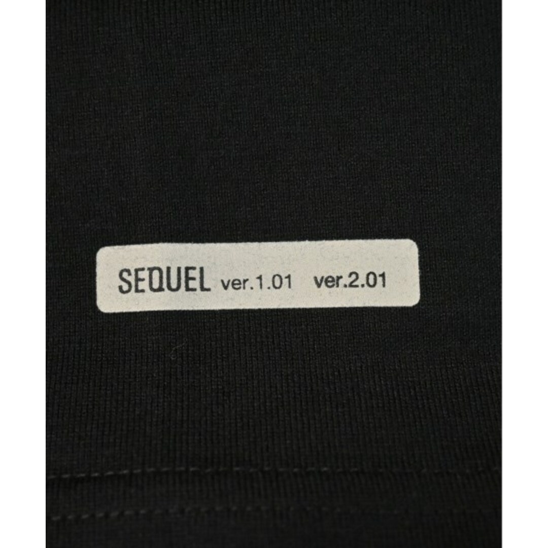 SEQUEL(シークエル)のSEQUEL シークエル Tシャツ・カットソー S 黒 【古着】【中古】 メンズのトップス(Tシャツ/カットソー(半袖/袖なし))の商品写真