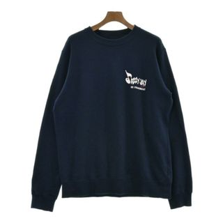 uniform experiment スウェット 3(L位) 紺 【古着】【中古】