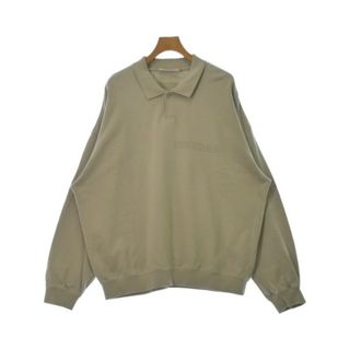 Fear of God ESSENTIALS ポロシャツ L ベージュ 【古着】【中古】(ポロシャツ)