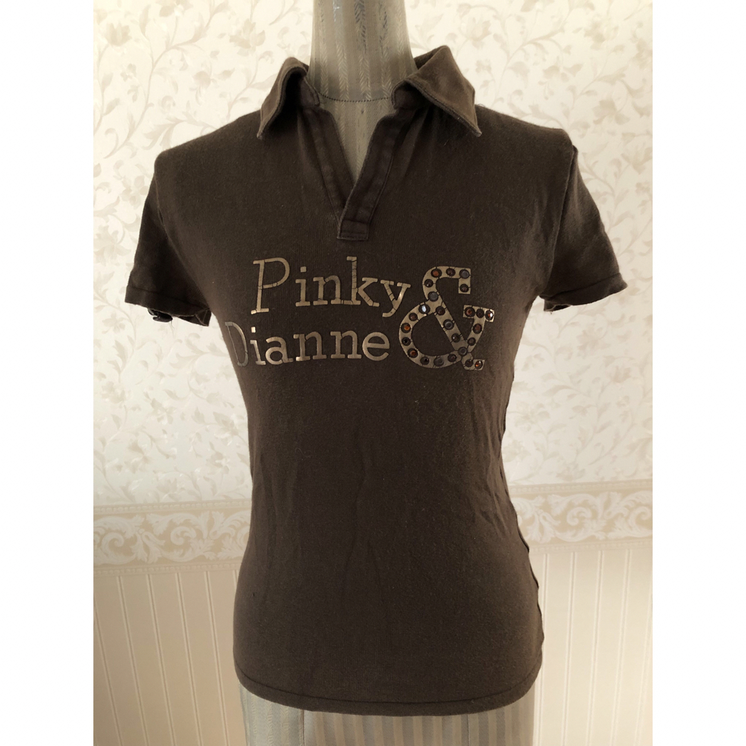 Pinky&Dianne(ピンキーアンドダイアン)のピンキー&ダイアン　半袖　茶系 レディースのトップス(シャツ/ブラウス(半袖/袖なし))の商品写真