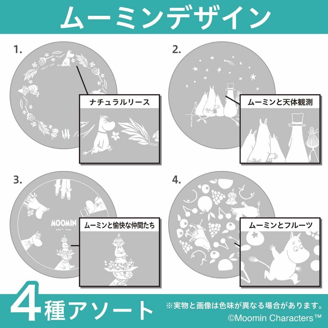 【スタイル:3)ムーミン柄4枚】東洋アルミ IH マット IHクッキングヒーター インテリア/住まい/日用品の収納家具(キッチン収納)の商品写真