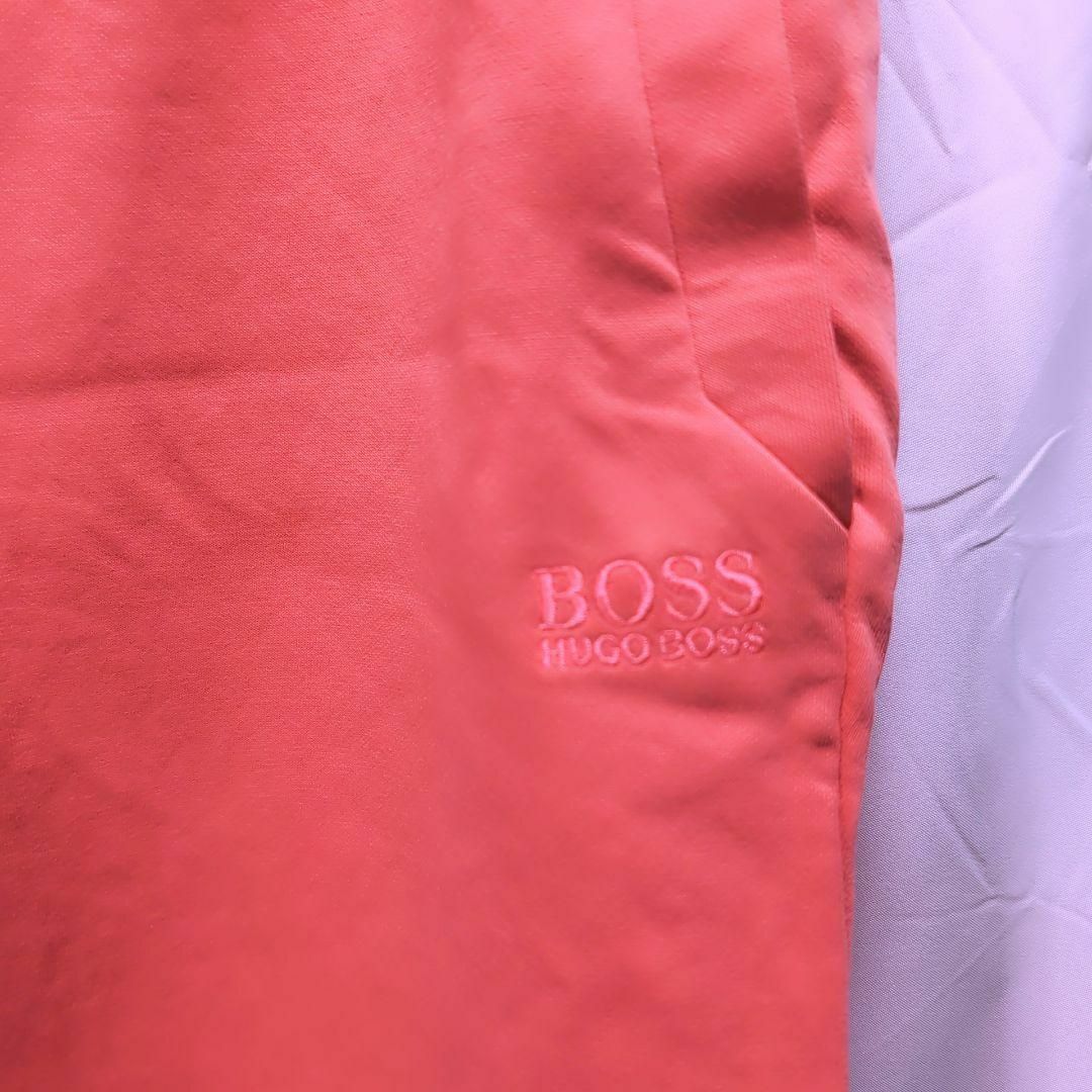 HUGO BOSS(ヒューゴボス)の【未使用タグ付】HUGO BOSS ハーフパンツ 刺繍 ピンク 2XL メンズのパンツ(ショートパンツ)の商品写真