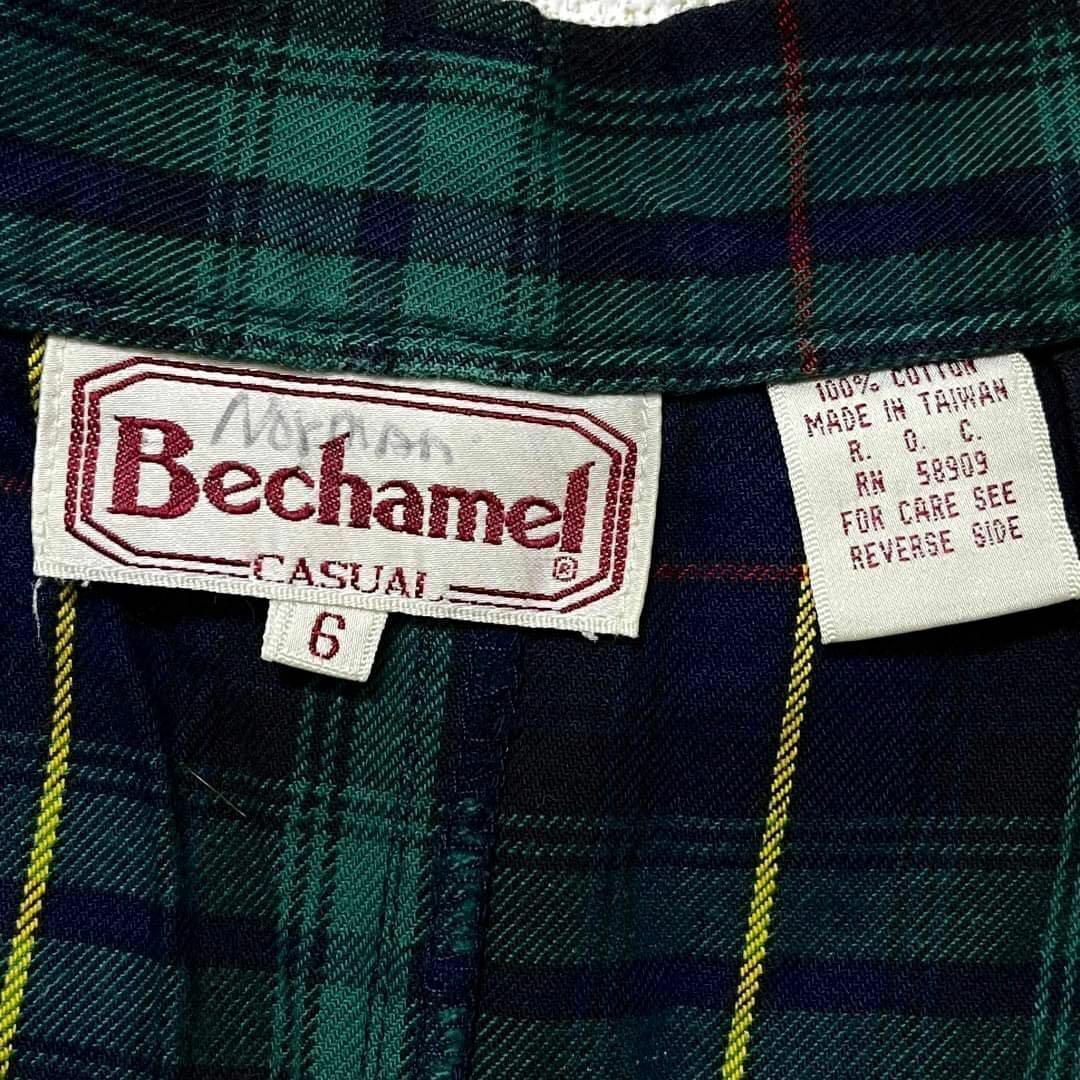 おしゃれなチェック柄✨️ Bechamel ベシャメル　膝丈スカート レディースのスカート(ひざ丈スカート)の商品写真
