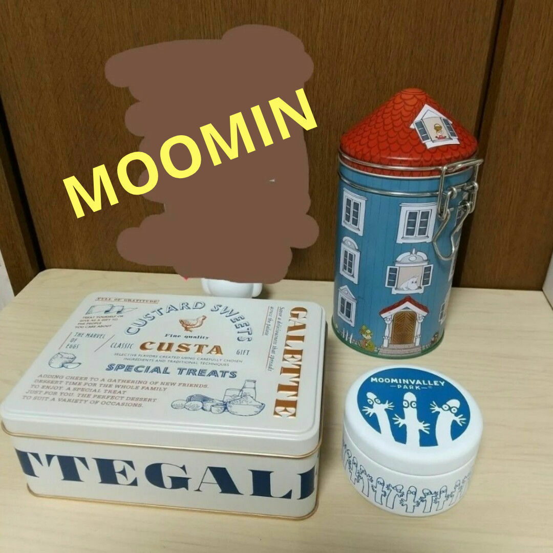 MOOMIN(ムーミン)のムーミン バレーパーク 空缶 ニョロニョロ 366日 エンタメ/ホビーのおもちゃ/ぬいぐるみ(キャラクターグッズ)の商品写真