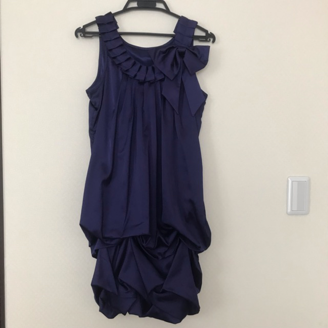 フォーマルワンピース☆パープル レディースのフォーマル/ドレス(ミディアムドレス)の商品写真