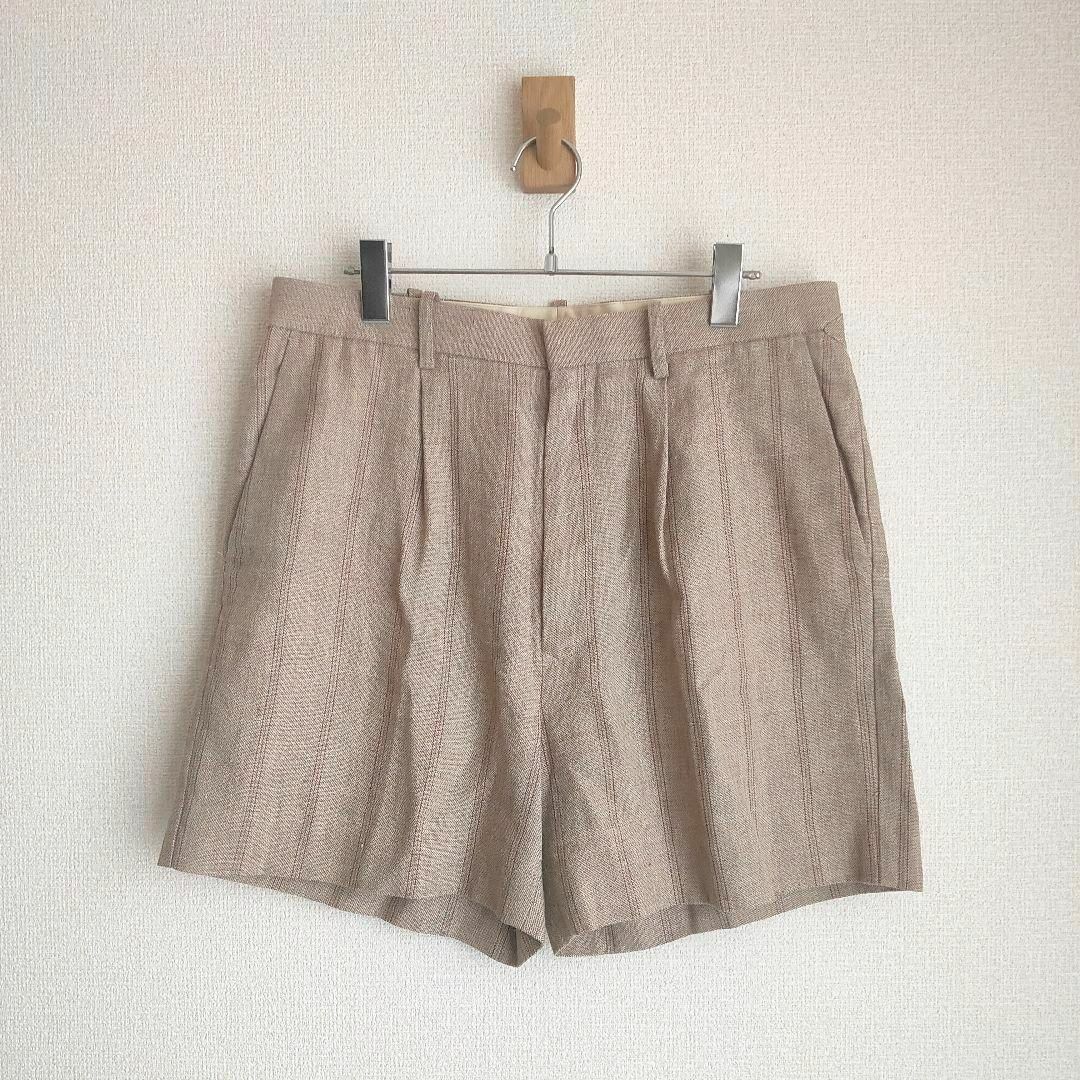 AURALEE(オーラリー)のAURALEE LINEN WOOL SILK SHARK SKIN SHORT メンズのパンツ(ショートパンツ)の商品写真