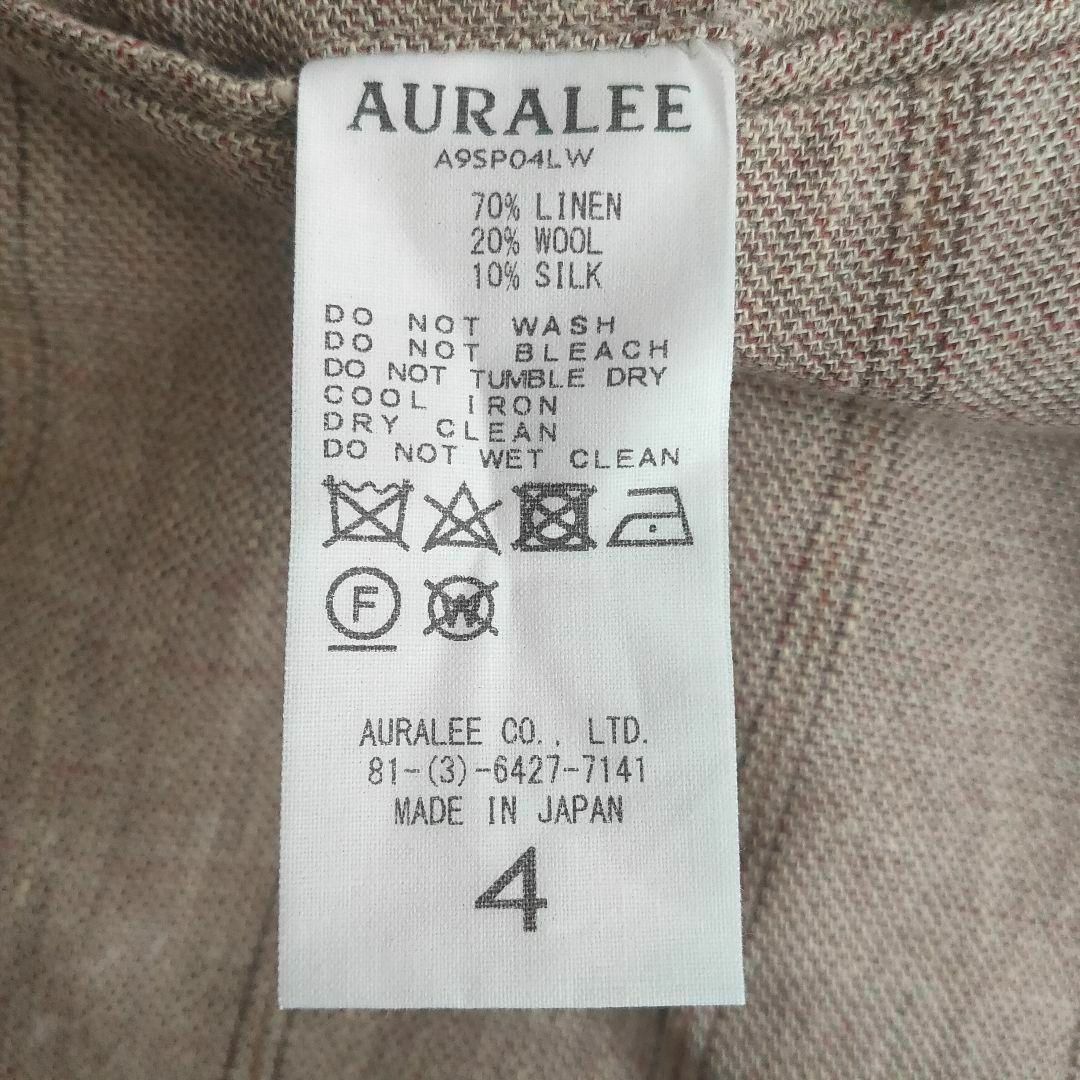 AURALEE(オーラリー)のAURALEE LINEN WOOL SILK SHARK SKIN SHORT メンズのパンツ(ショートパンツ)の商品写真