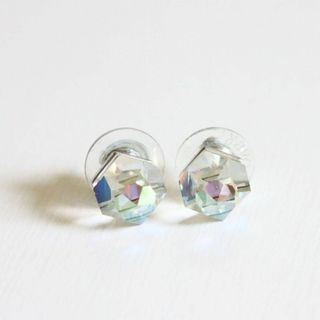 スワロフスキー(SWAROVSKI)のスワロフスキー クリスタルスタッドピアス クリア(ピアス)