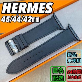 1489 新品未使用　Apple Watch HERMES ブラックレザー