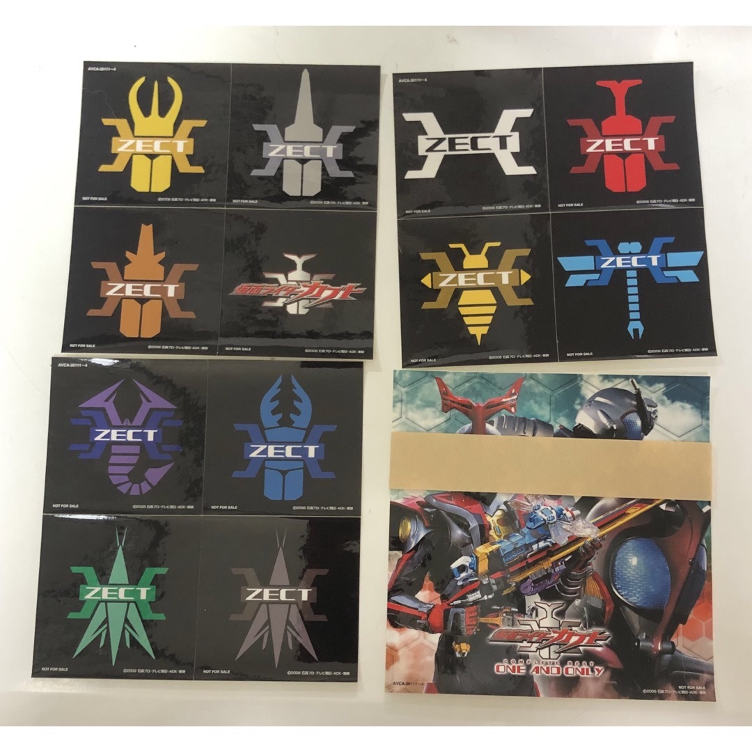 仮面ライダーカブト　COMPLETE　BEST　ONE　AND　ONLYシール付 エンタメ/ホビーのCD(キッズ/ファミリー)の商品写真