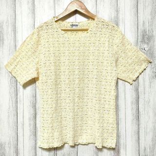 Le Fumoir　ラフモア　(L)　総レース　半袖カットソー(Tシャツ(半袖/袖なし))