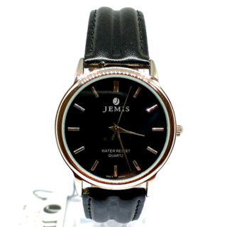 セイコー(SEIKO)のSEIKO JEMiS 黒文字盤 メンズ 腕時計 スクリューバック 海外モデル(腕時計(アナログ))