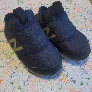 New Balance - 週末限定 ニューバランス 14cm スリッポン スニーカー ベビー ネイビー