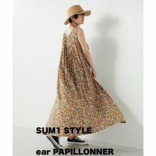 イアパピヨネ(ear PAPILLONNER)のSUM1 STYLE ear papillonner ワンピース 花柄(ロングワンピース/マキシワンピース)